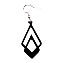 Náušnice -boucle losange Náušnice -boucle losange